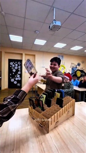 Teacher’s Phone Trap Caught 😳#shortsvideo