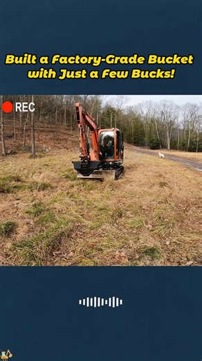 Built a Factory-Grade Bucket with Just a Few Bucks! #DIYBucket #ExcavatorLife #WeldingSkills #MachineMod #HeavyEquipment | MudBreaker
