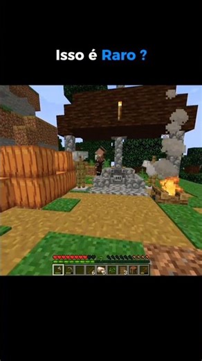 NÃO SEI SE É RARO #minecraft #memes #shorts