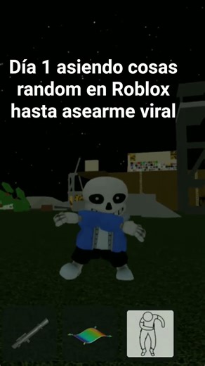 Día 1 haciendo cosas random en roblox hasta hacerme viral #roblox #undertale #sans