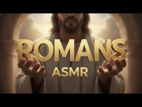 ASMR Whispered Bible Reading | Romans | With Rain Sounds For Sleep | Rest In God's Word