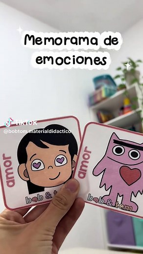 Memorama de emociones para niños: Aprendiendo a jugar