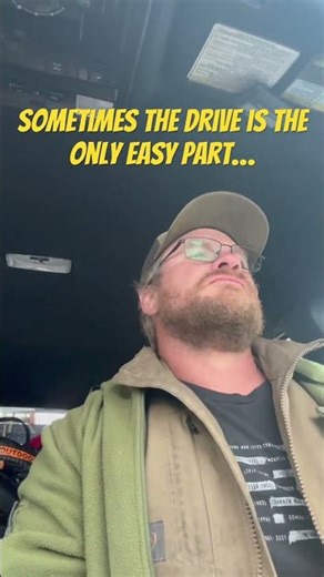 Sometimes the drive is the only easy part. #SilverAxe #FrontierLife #bushcraft