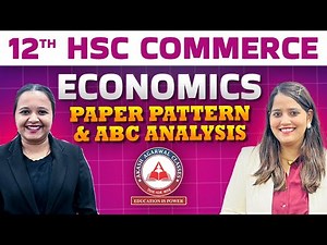 Class 12th Commerce | Board Exam 2026 | Economics Paper Pattern & ABC Analysis