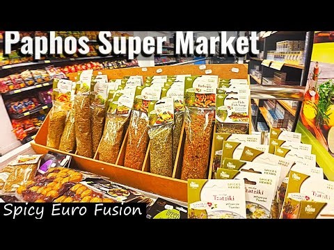 What’s Inside a Super Market in Paphos? 🛒 Surprising Finds in Cyprus 🇨🇾