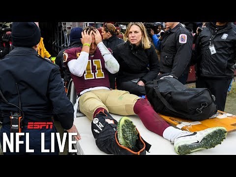 Alex Smith's career in question after contracting infection from surgery on broken leg l NFL Live