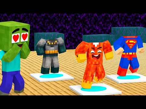 Herobrine Trapped in a New Dimension 🌌 | Minecraft Superhero Suit Adventure | Minecraft Animation