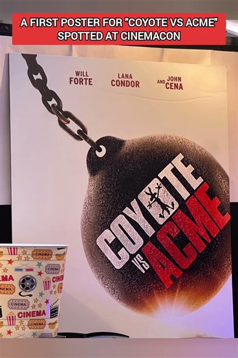 A FIRST POSTER FOR COYOTE VS. ACME #looneytunes