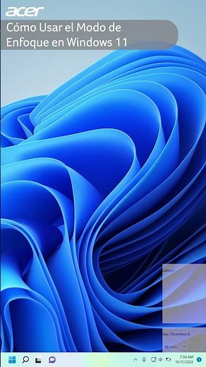 Cómo Usar el Modo de Enfoque en #Windows11