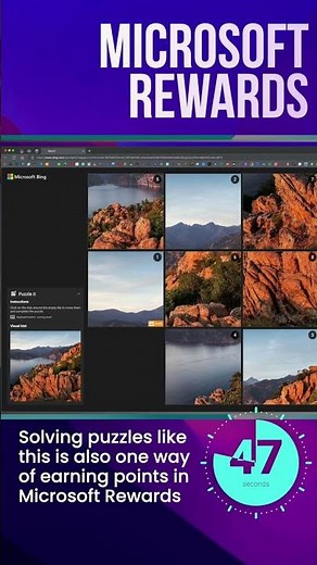 Microsoft Rewards - Earn points by solving puzzles
