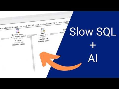 Slow SQL Server Query: AI vs Me