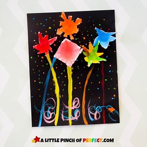 Firework Craft for Kids with Egg Cartons to Celebrate - A Little Pinch of Perfect