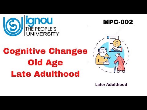 Cognitive Changes in old age (Late Adulthood)