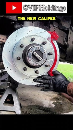 Replacing Calipers, Rotors and Brake Pads on My 2001 F250 #shorts