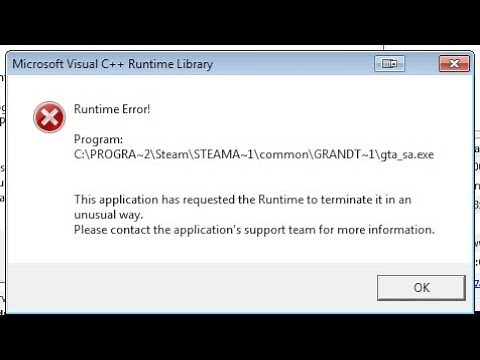 HOW TO FIX RUNTIME ERROR IN SAMP!