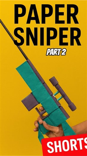 “DIY Paper AWM Sniper – Trending Short 💥✨” paper gun kagaj ki banduk kaise banaen