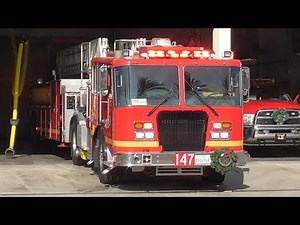 LACoFD *New* Quint 147 & Squad 147 Responding 12/16/2025
