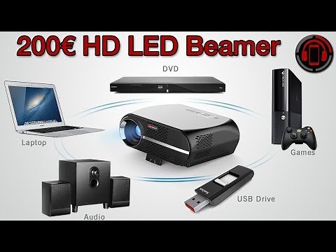 Heimkino LED Projektor für 200€ ?! - Vivibright GP100 im Test [Deutsch/German]