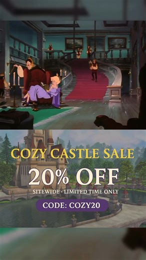 The castle doors are closing soon 🏰 Enjoy 20% OFF sitewide during the final week of the Cozy Castle Sale! www.SwanPrincessSeries.com Use code COZY20 before the magic fades ✨ #TheSwanPrincess #fairytale #sale #usecode #shop | Official: The Swan Princess