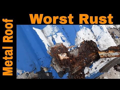 Metal Roof Edge Repair - Stop the Rust