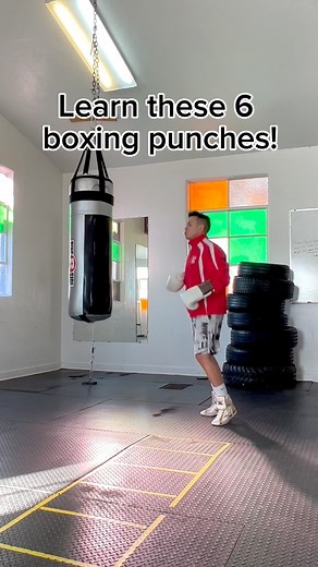Learn these 6 boxing punches! #boxing #boxingtraining #boxinggym #boxinglife #boxingworkout #fitness | Boxing With Eddie