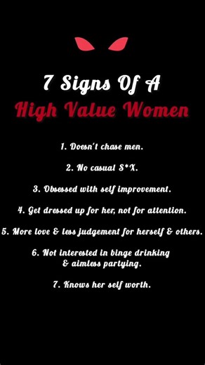 7 Signs of a HIGH value women in 2026 🔥💀