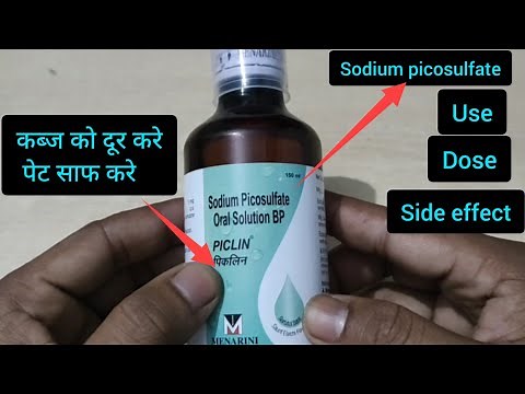 Piclin syrup relieves constipation and cleanses the stomach. Uses, dosage, side effects. full_rev...