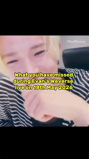 Evan‘s weverse live may be a sign of his protest #enhypen #heeseung #evan #hybe #belift #engene