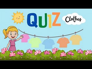 🔥Quiz for Kids 🤷 Can you guess the name of the clothes in English?