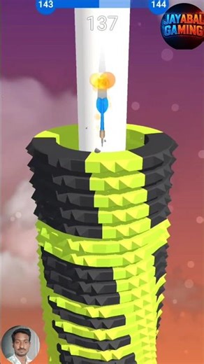 🎮 Stack Ball Game | Fast Level Breakdown | Hyper Casual Gaming@JAYABAL93