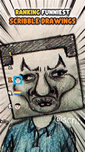 Ranking Funniest Scribble Drawings