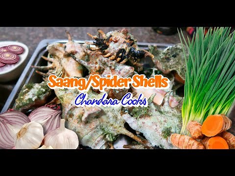 Quick & Easy Way How to Cook Saang/Spider Shells | Chandara Vlogs