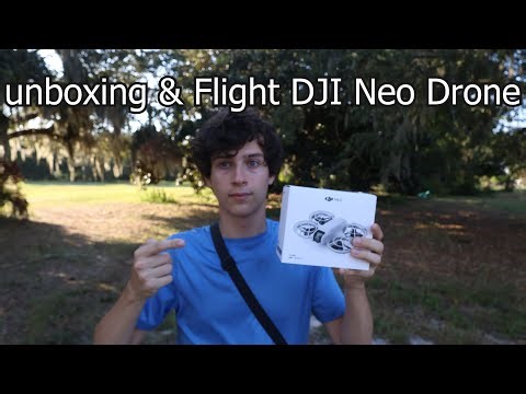 DJI Neo drone unboxing & First Flight