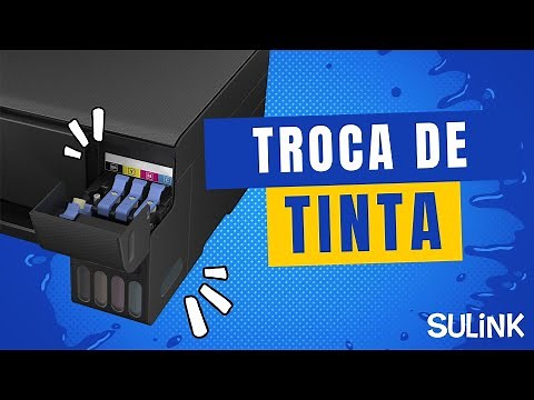 Como limpar e trocar a tinta da Impressora Epson L3110 L3210 L3150 L3250 L4150 L4160 L4260