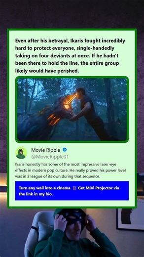 Even after his betrayal Ikaris fought incredibly hard to protect everyone single-handedly taking on