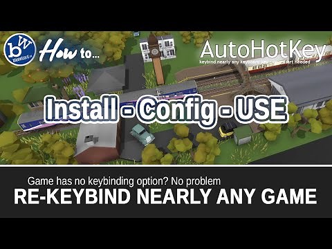 Re-Keybind any PC key using AutoHotKey. Quick & easy plus no restart needed. Play games as you want