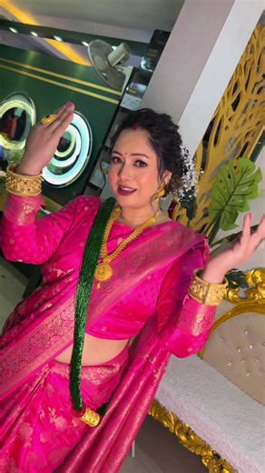 Stunning Makeover Transition with Shardha Collection