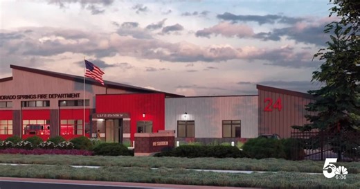 Fire Station 24 going up at Interquest Pkwy & Powers Blvd