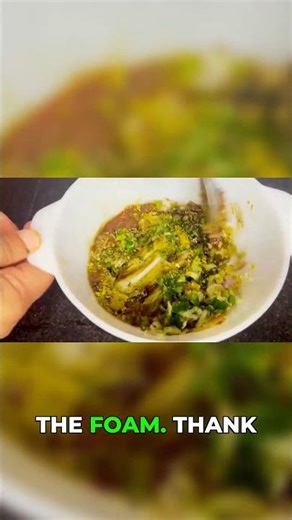 Your Cooking Will Never Be the Same After This Foam Trick #cooking #shorts #satisfying