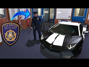 GTA 5 - How To Join the Cops/LSPD! (Police Uniform, Free Flamethrower, SWAT Shield)