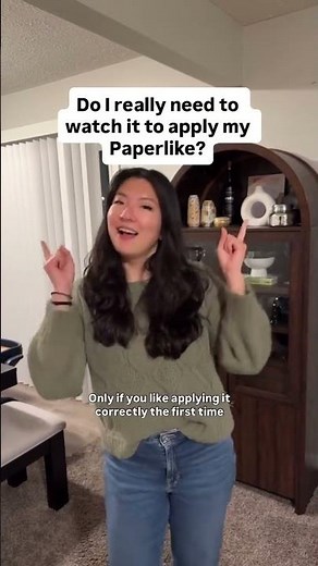 Hot people use our Interactive On-Screen Guide on their iPad while applying Paperlike 🙂‍↕️