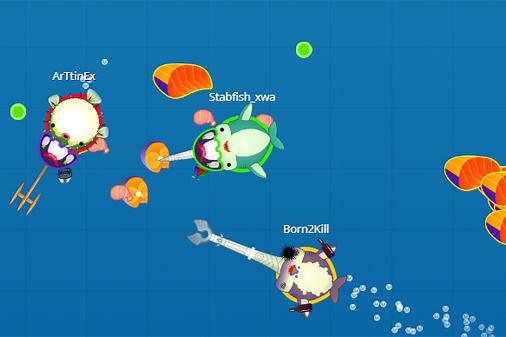 【無料】サメが刺して戦うサバイバルゲーム STABFISH.IO ｜ 暇つぶしに最適！たんげーむ【PC】