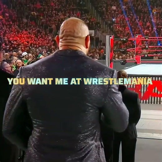 Batista vs tripal h WrestleMania Edit 😈