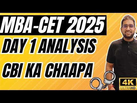 MAH MBA CET Exam Day 1 Analysis | CBI Case Filed on CET Cheaters | Discussion On Important Questions