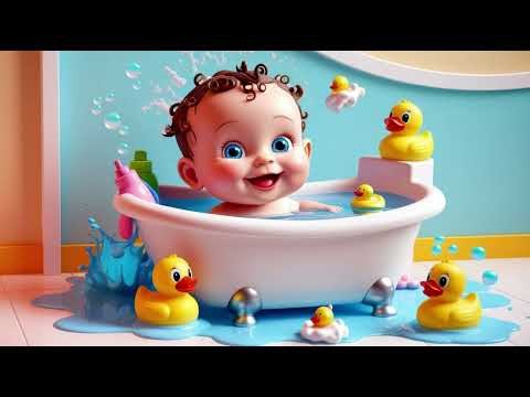 Splish Splash Baby Bath 🛁💦 | Fun Kids Songs | Nursery Rhymes