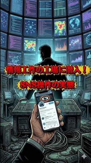 情報工作の工場に潜入！SNS操作の実態 #雑学 #聞き流し #ウラノメトリア図書館 #トリビア #寝ながら聞ける #作業用 #スパイ #事件 #潜入 #社会問題 #認知戦 #sns #情報操作