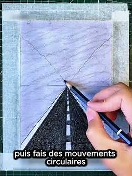 Apprends la perspective : dessiner une route réaliste FACILEMENT ✏️