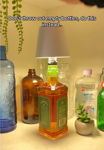 Transform Your Bottles into Cute Lamps!