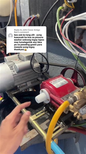 Replying to @John Cezar Amigo Ben Pressure Washer Belt Type Problem