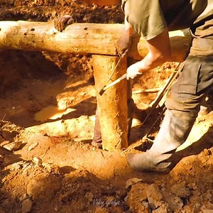 Building a dugout in the wild forest from start to finish.#bushcraft #adventure #outdoors #survival #camping #cabinlife #cabincrew #wilderness #logcabin | Mountain Cabins